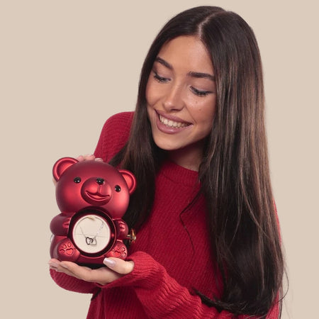 Luksaria® - Wieczny Niedźwiedź i spersonalizowany naszyjnik